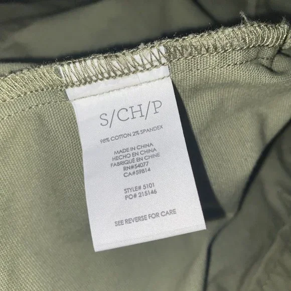 CAbi Womens Vest Green Army Cargo Utility Elastic Back Pockets Safari  Small - Picture 7 of 7